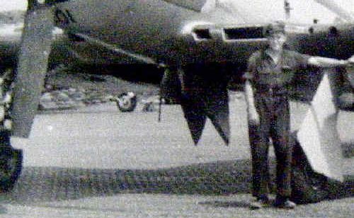 Toowoomba resident Arnold Jordan with a Hawker Sea Fury on board the aircraft carrier HMAS Sydney during his time in the Korean War. Toowoomba resident Arnold Jordan with a Hawker Sea Fury on board the aircraft carrier HMAS Sydney during his time in the Korean War.